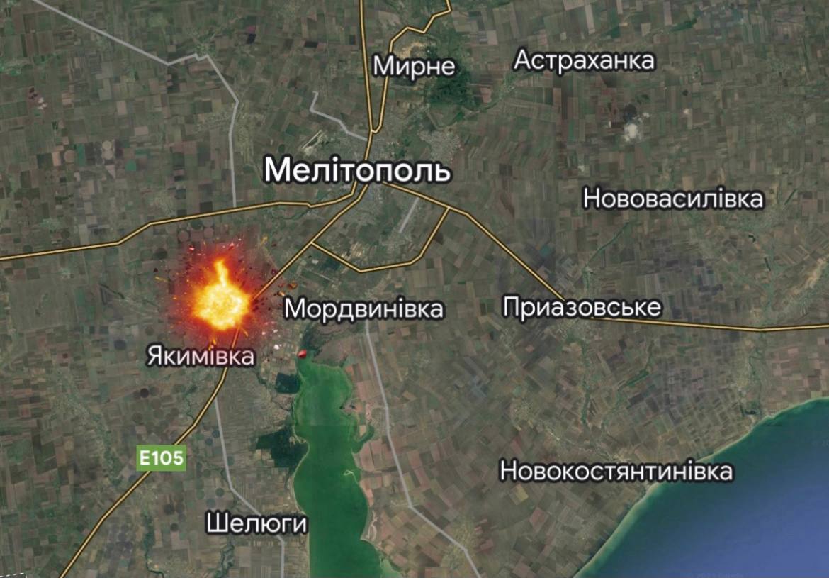 В Мелітополі пролунав потужний вибух dqxikeidqxidqrant