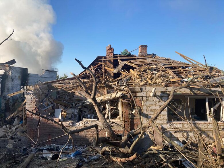 Наслідки ворожого обстрілу Харківської області 10