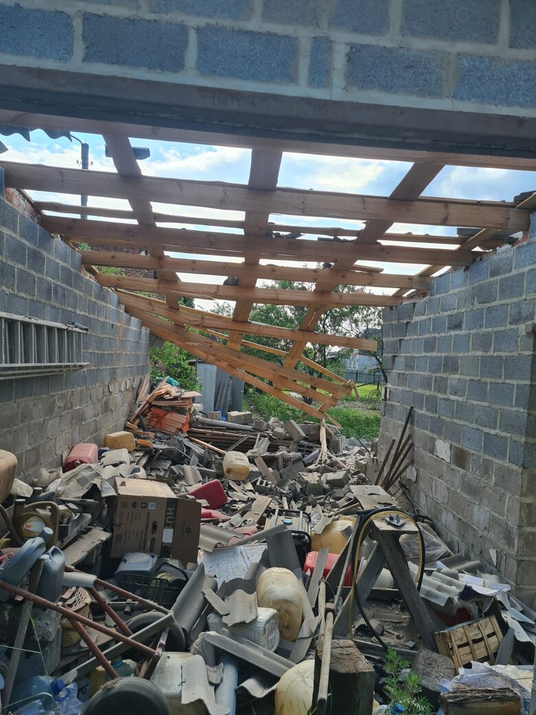 Последствия вражеских обстрелов Харьковской области 06