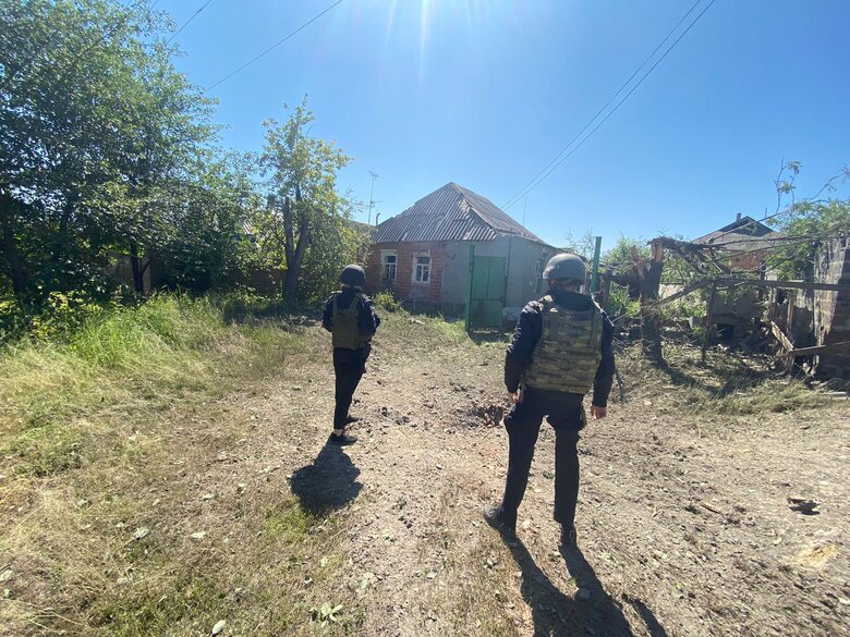 Последствия вражеских обстрелов Харьковской области 08