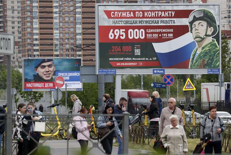 Білборди в центрі Санкт-Петербурга, 29 травня 2023 року