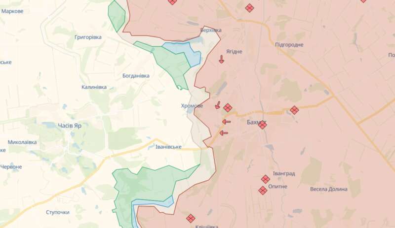 ЗСУ вдалося розширити успіх на Бахмутському напрямі, - DeepState dqxikeidqxidqeant