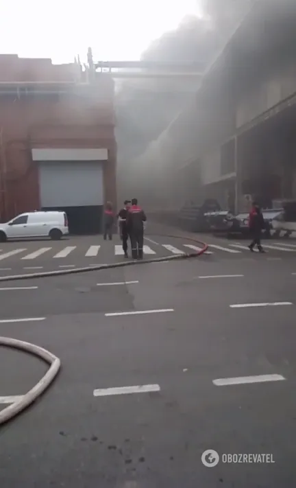 Пожежа на російському заводі