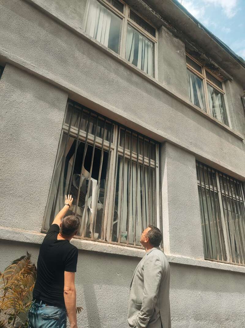 Фото ушкоджень Одеської кіностудії