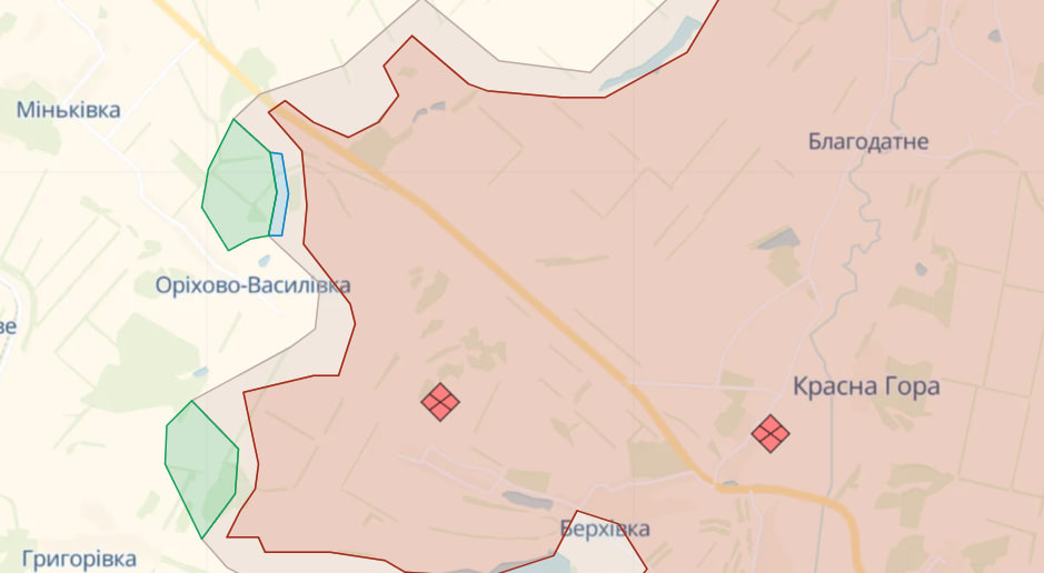 ВСУ продвинулись по двум направлениям: DeepState обновило карту