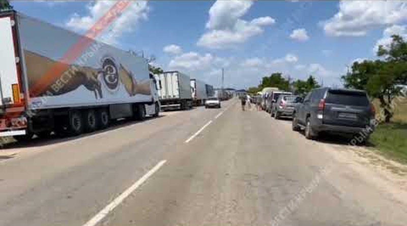 Черга на КПП Перекоп, 22 червня 2023