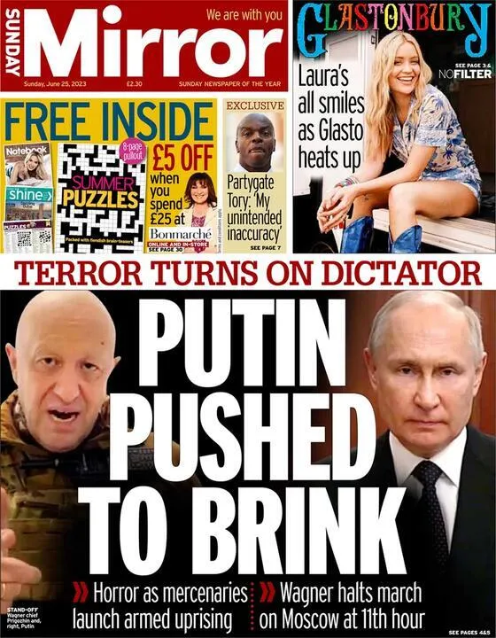 Унижение Путина: писавшие западные СМИ о "перевороте" в России