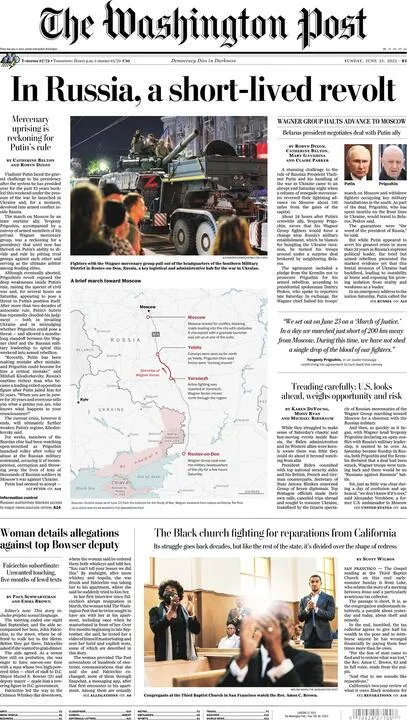 Унижение Путина: писавшие западные СМИ о "перевороте" в России