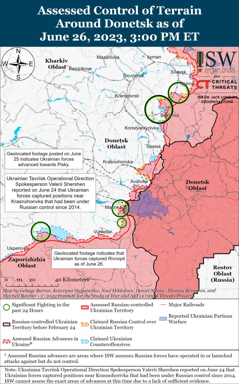 Українські військові просуваються відразу на кількох напрямках: карти боїв ISW