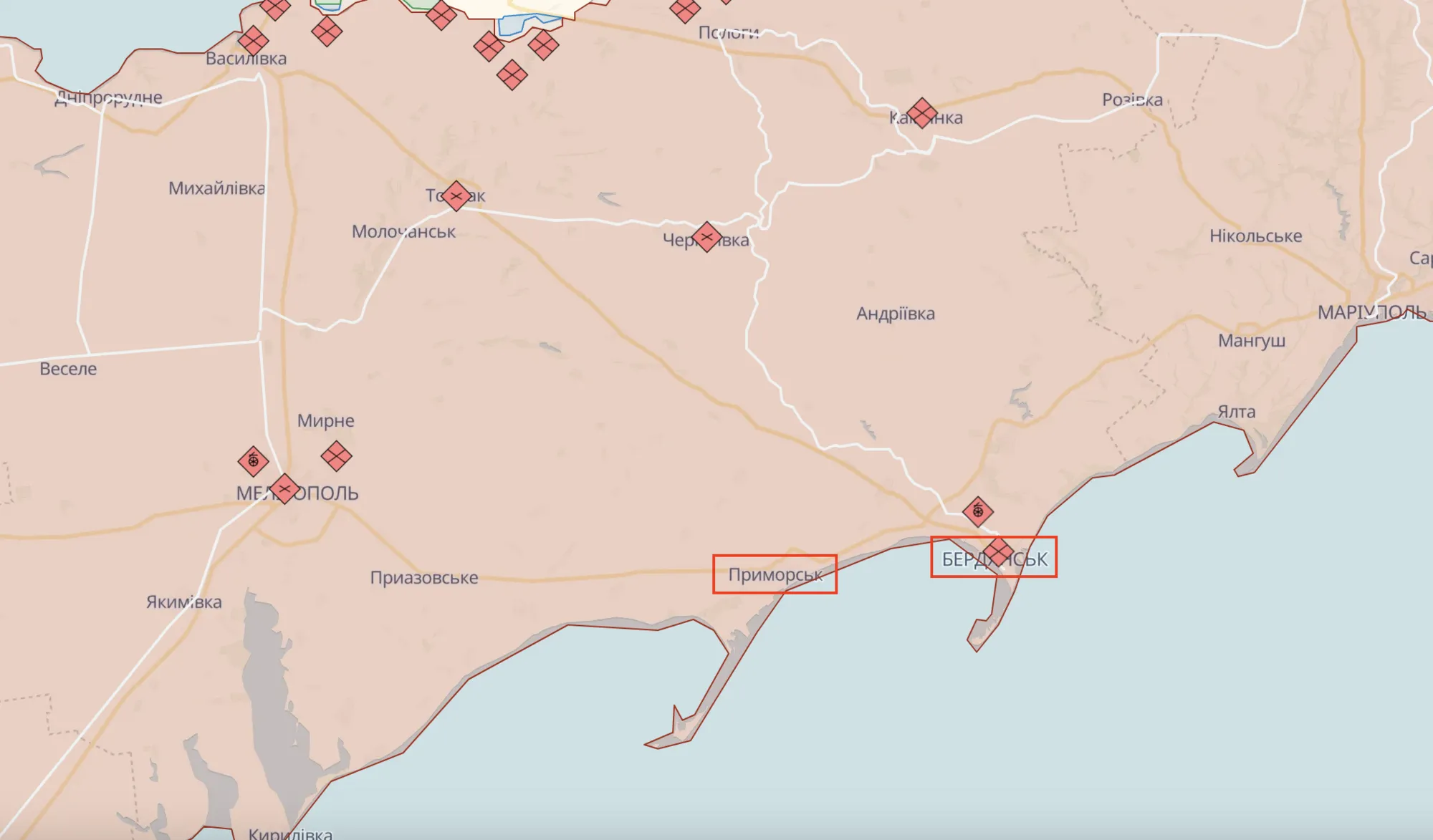 Бердянськ, Приморськ і Олешки: на півдні окупантів провідала