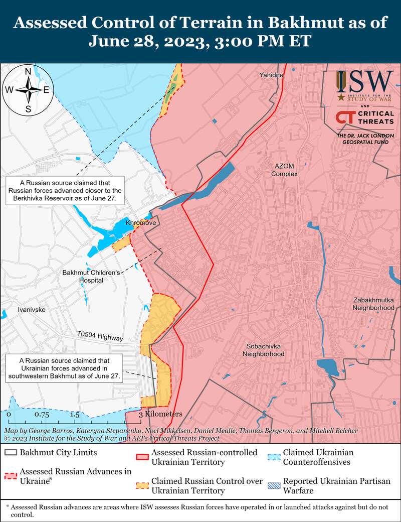Контрнаступальні операції ЗСУ йдуть на чотирьох напрямках: аналіз бойових дій від ISW. Карта dqxikeidqxidqrant