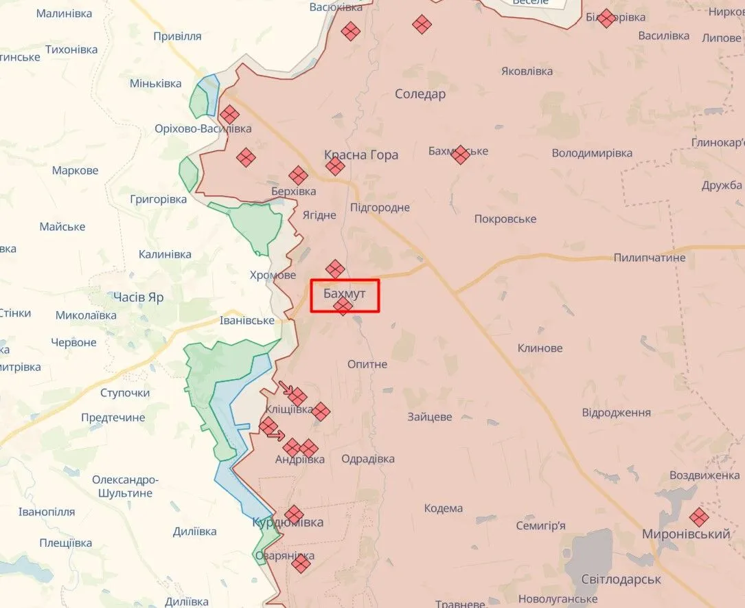 Отражена территория под Бахмутом: Сырский показал штурм враждебных позиций. Видео