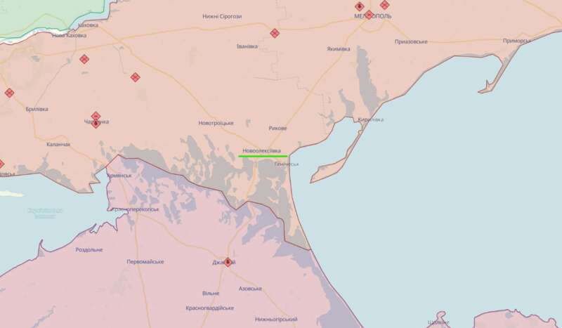 Детонувало до ранку. На захопленому елеваторі Новоолексіївки вночі пролунали вибухи