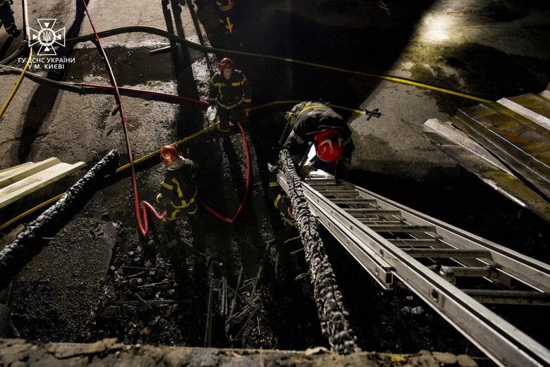 Наслідки нічної ворожої атаки шахедами на Київ 01 dqxikeidqxidqeant