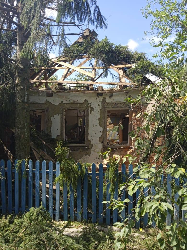 Враг обстрелял 3 района Харьковщины, в Одноробовке повреждены дома, - ОВА 02 dqxikeidqxidqeant