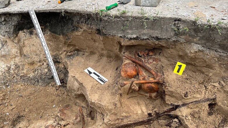 Братскую могилу времен Второй мировой нашли в Ирпене 02 dqxikeidqxidqrant