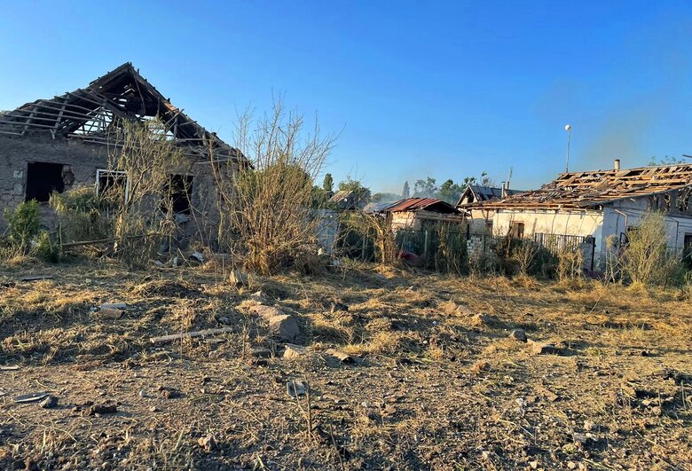 Последствия вражеских обстрелов Херсонщины 03