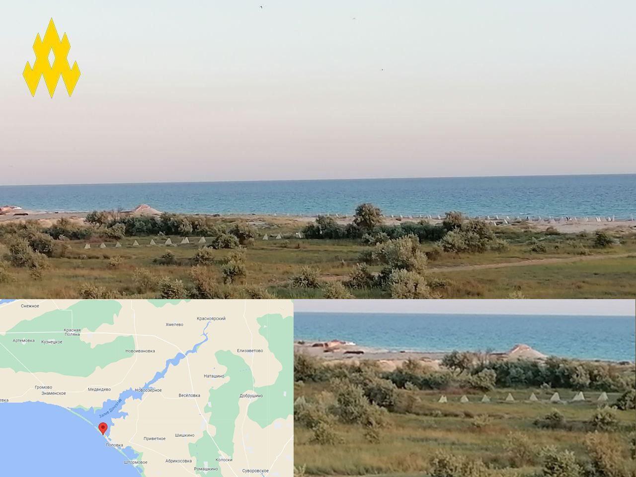 Росіяни встановили "зуби дракона" на побережжі поблизу Євпаторії (фото) dqxikeidqxidqrant