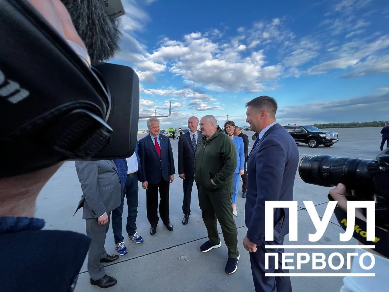 Лукашенко в России