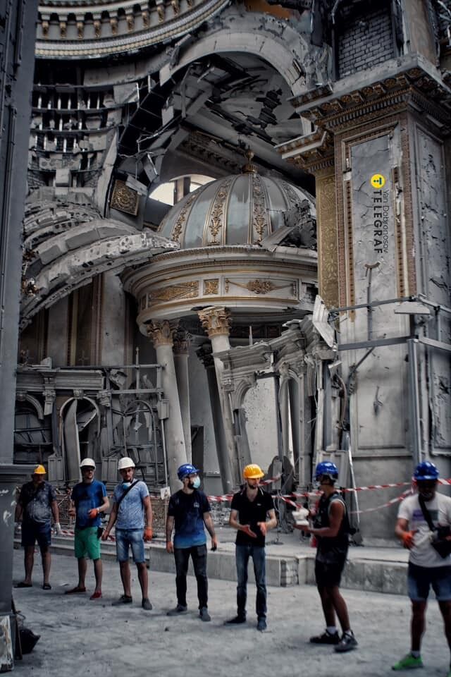 Разрушение в главном православном одесском храме dqxikeidqxidqeant