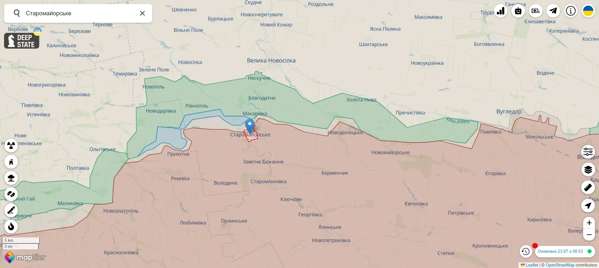 ЗСУ досягли успіхів у районі Старомайорського на південному фронті – Генштаб dqxikeidqxidqrant