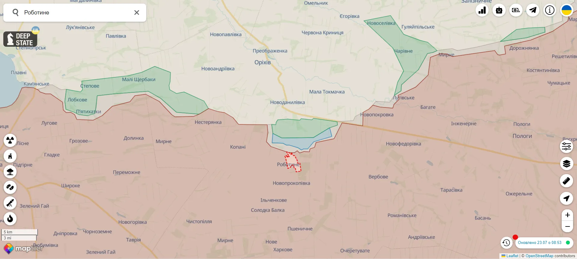 ЗСУ досягли успіхів у районі Старомайорського на південному фронті – Генштаб