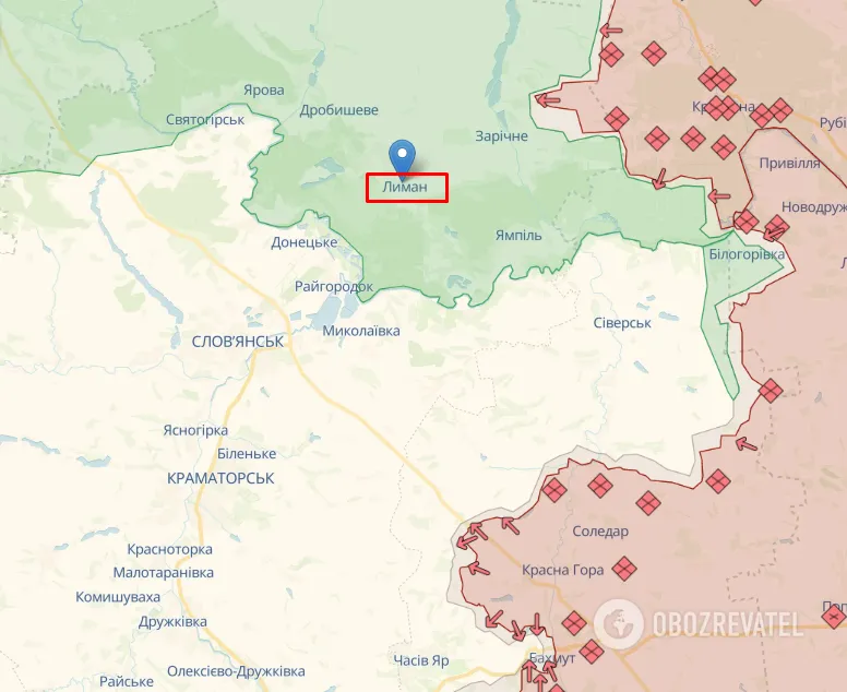 Лиман на карті dqxikeidqxidqeant