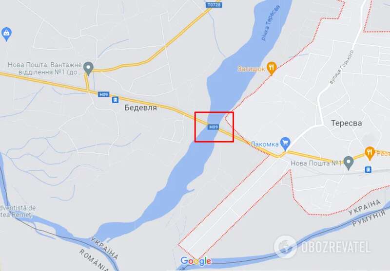 На Закарпатье возобновили движение через реку Тересва, где накануне обрушился мост. Фото dqxikeidqxidqeant