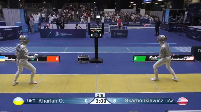 Харлан останнім ударом вивела Україну до півфіналу чемпіонату світу з фехтування. Відео dqxikeidqxidqrant