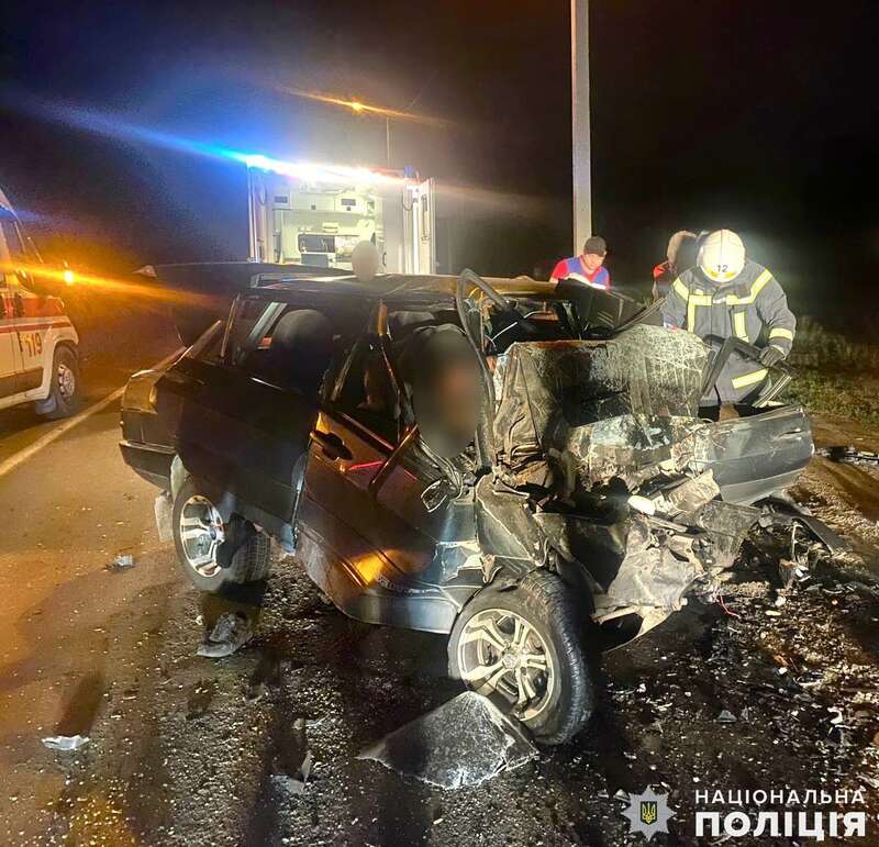 В Николаевской области произошло смертельное ДТП: погибли трое. Фото
