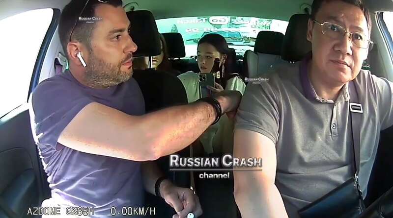 Росіянин побив таксиста-мігранта з Киргизстану за прохання не вживати алкоголь в авто: поліція не побачила криміналу. Відео dqxikeidqxidqeant