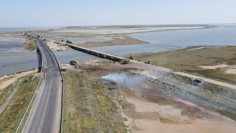 Силы обороны официально подтвердили поражение Чонгарского и Генического автомобильных мостов 02 dqxikeidqxidqrant