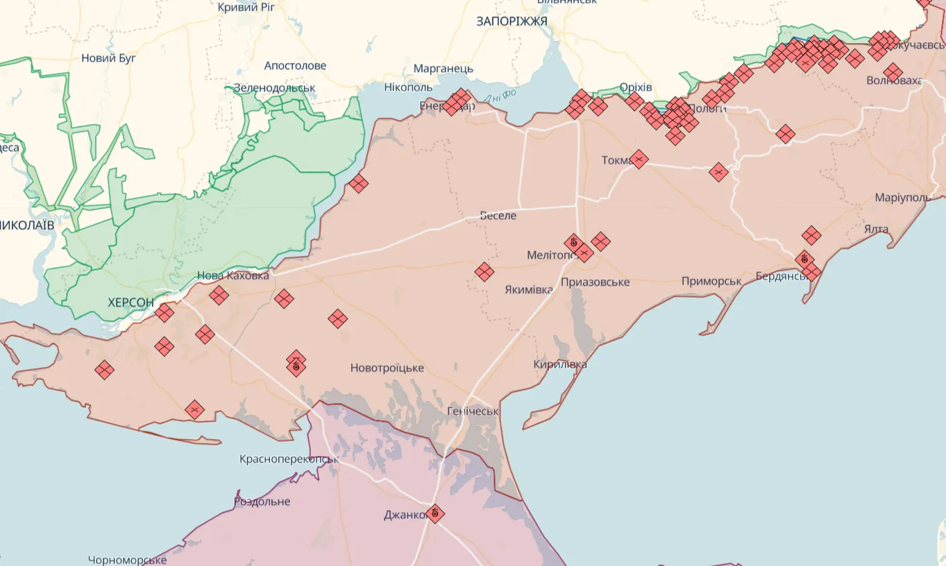Мінус 15 одиниць техніки: озвучено втрати військ РФ на Таврійському напрямку за добу dqxikeidqxidqrant