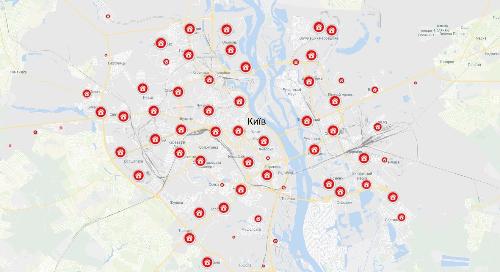 У Києві оновили карту укриттів: як дізнатися інформацію dqxikeidqxidqrant