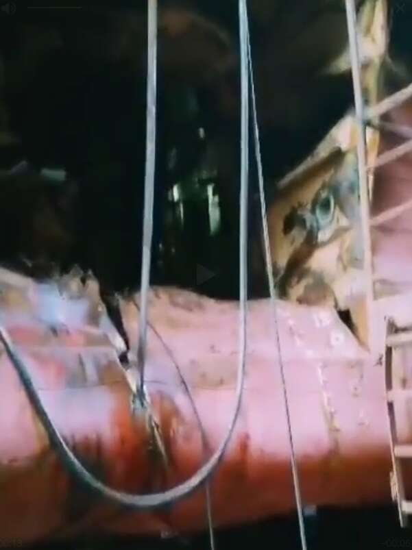 У мережі показали відео нібито з пошкодженим морським дроном російським танкером SIG