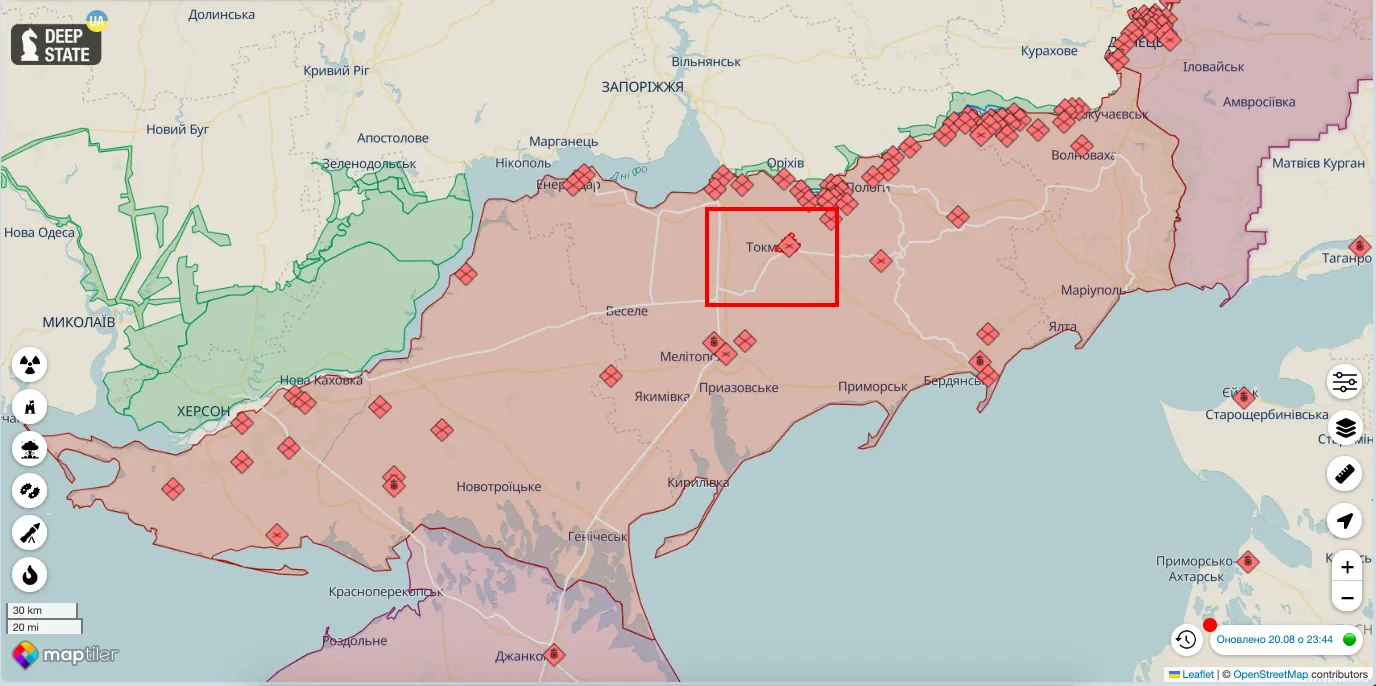 В оккупированный Токмак заехали буряты, занимаются мародерством и устрашением – Генштаб