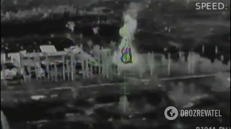 БК артилерійської установки противника Акація спалахнув