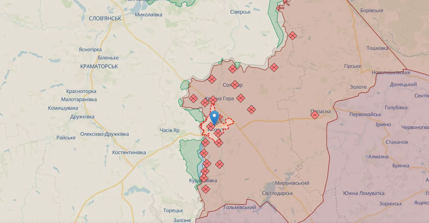 Генштаб показал уничтожение большого количества окупантов на Бахмутском направлении. Видео