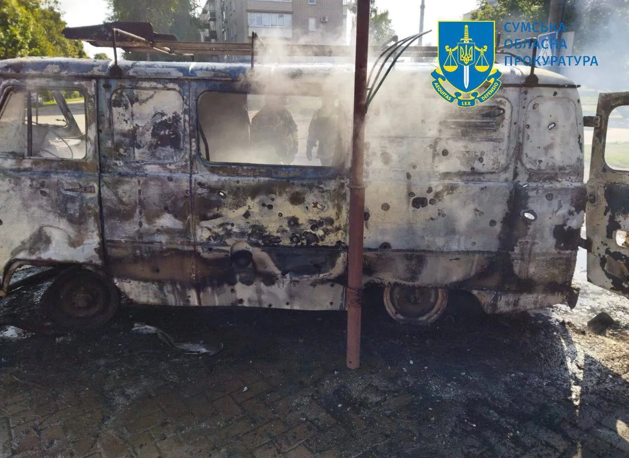 Окупанти із міномета обстріляли авто енергетиків на Сумщині: двоє поранених dqxikeidqxidqeant
