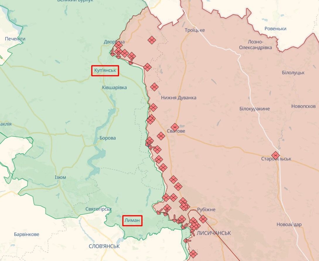 Окупанти замінюють людей і підтягують техніку: Маляр назвала найгарячіші ділянки фронту. Карта dqxikeidqxidqrant