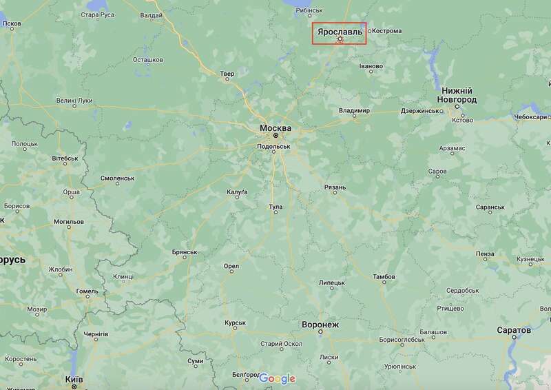 У російському Ярославлі пожежа: горить будівля районного військкомату. Відео