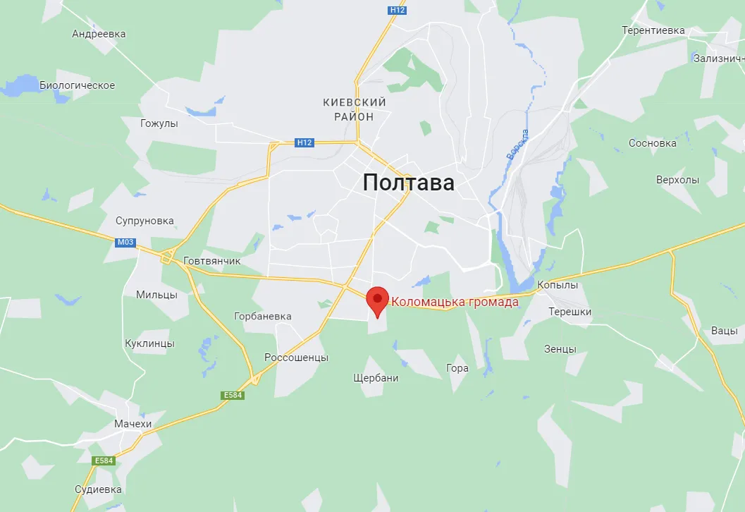 На Полтавщині не розминулись два легковики: одна людина загинула, троє зазнали травм. Фото dqxikeidqxidqrant