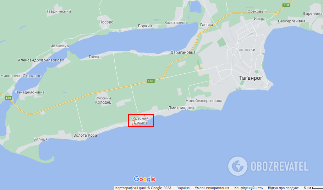 Красный Десант (РФ) на карте