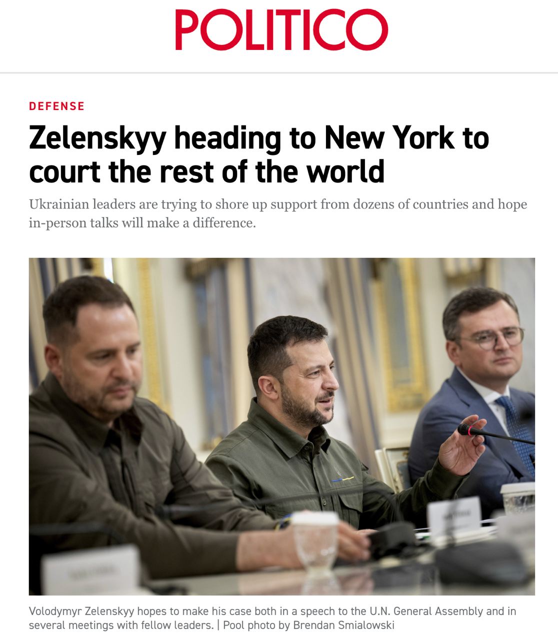 Снимок заголовка в Рolitico dqxikeidqxidqrant