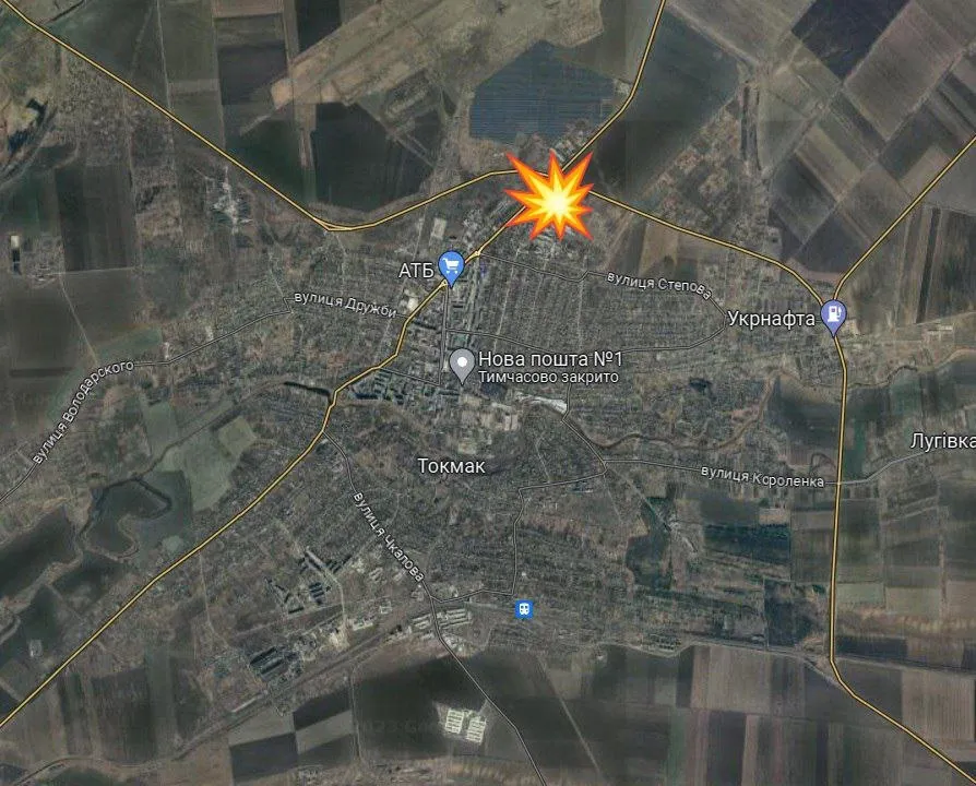 ЗСУ поцілили у місце розташування військової техніки окупантів у Токмаку, – Федоров dqxikeidqxidqrant