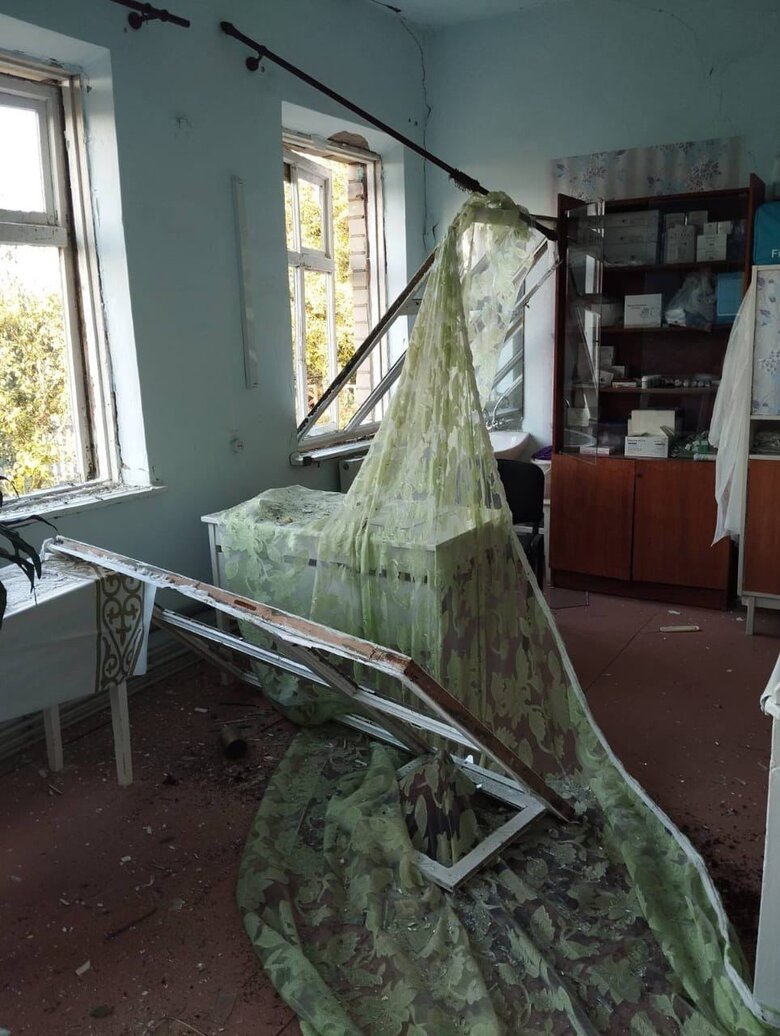 Ворог ударив по медзакладу на Херсонщині 01 dqxikeidqxidqeant