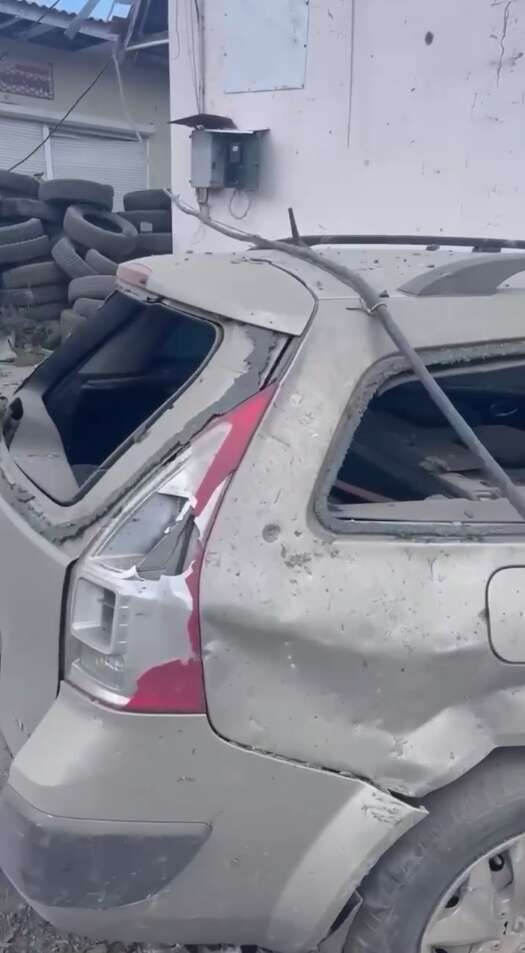 Оккупант показал результат прилета авиабомб JDAM по расположению военных РФ в Светлодарске. Видео dqxikeidqxiqdzant