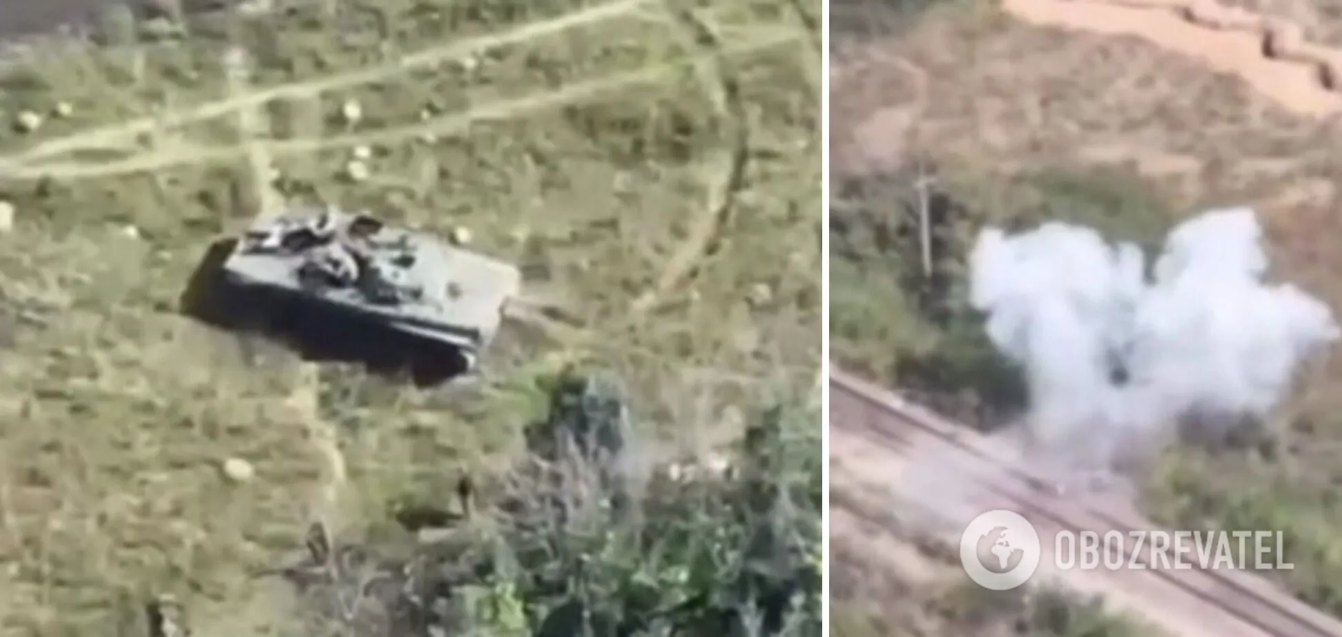 ЗСУ підбили вогневу позицію ворога, а потім дроном наздогнали окупантів, які втікали. Відео dqxikeidqxidqrant