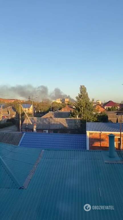 Пламя над домом в историческом центре Ейска dqxikeidqxiuuant