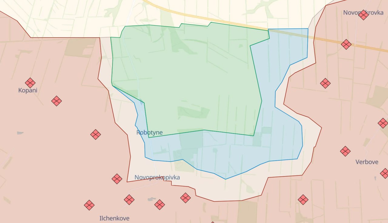 Карты боевых действий. Источник - Телеграм dqxikeidqxidqeant